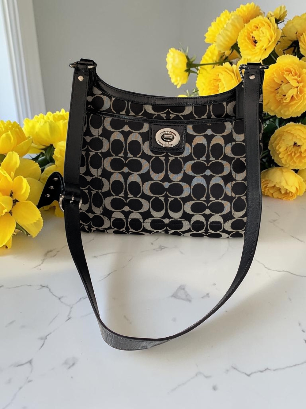 Coach Penelope Signature C Canvas Crossbody (B1221-F19259)